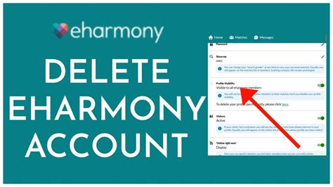 how to delete my eharmony account